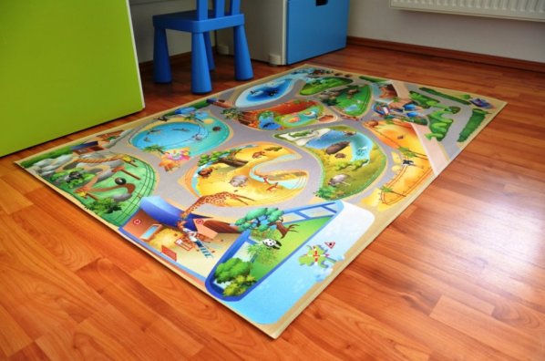 Dětský koberec Hrací koberec ZOO new, 100x150 cm