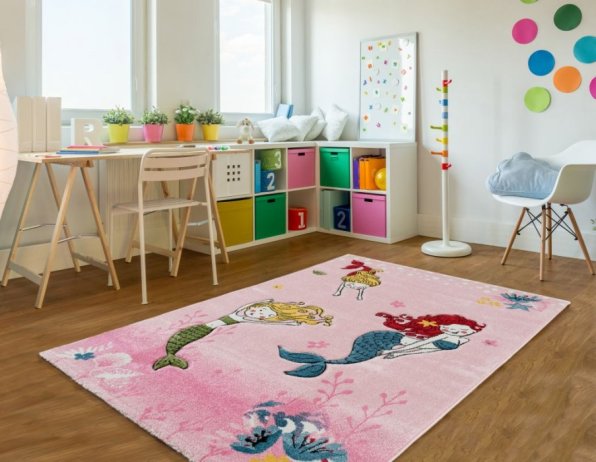 Dětský koberec Momo 571-09 pink