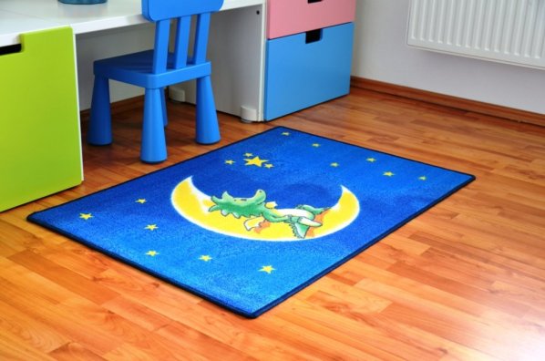 Dětský koberec Tabaluga na měsíci