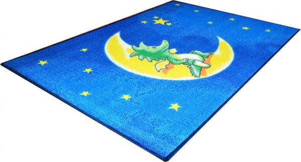 Dětský koberec Tabaluga na měsíci