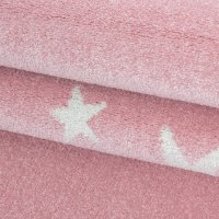 Dětský kusový koberec Bambi 870 pink kruh