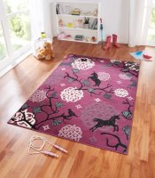 Dětský kusový koberec Bambini 102794 Einhorn 140x200 cm