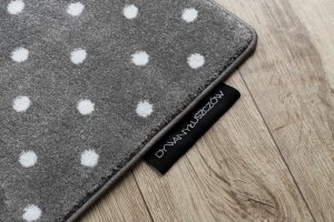 Dětský kusový koberec Petit Bunny grey