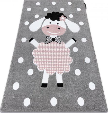 Dětský kusový koberec Petit Dolly sheep grey