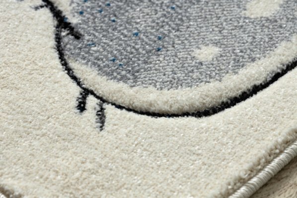 Dětský kusový koberec Petit E1593 Teddy bear cream