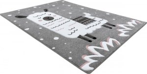 Dětský kusový koberec Petit Lama grey