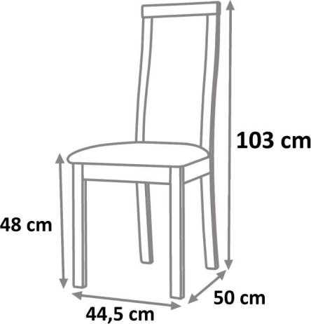 Jídelní židle Desi wenge