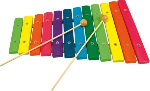 Dřevěný xylofon, 12 tónů