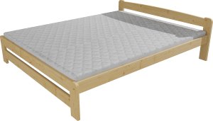 Dvoulůžková postel VMK009B 180 bezbarvý lak
