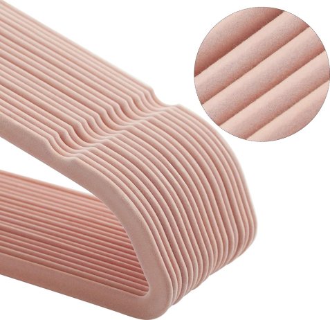 Sametová růžová ramínka CRF50PK