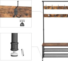 Předsíňový věšák HSR47BX
