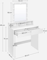 Toaletní stolek RDT114W01