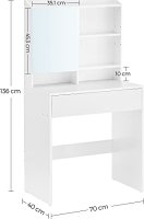 Toaletní stolek RDT118W01