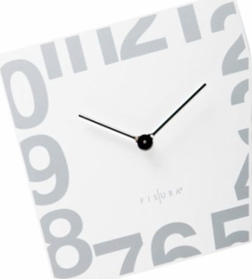 Nástěnné hodiny Esquina White 21cm