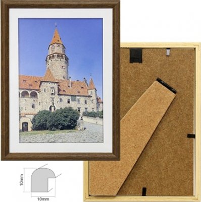 Foto rám TRAVELLER hnědá 10,5x15 cm