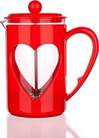 French press DARBY 800ml červený - BANQUET