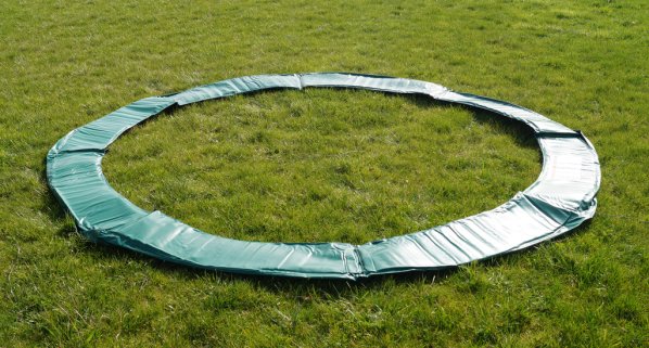 GoodJump 4UPVC zelená trampolína 305 cm s ochrannou sítí + žebřík + krycí plachta