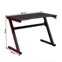 Herní / PC stůl MACKENZIE 100cm