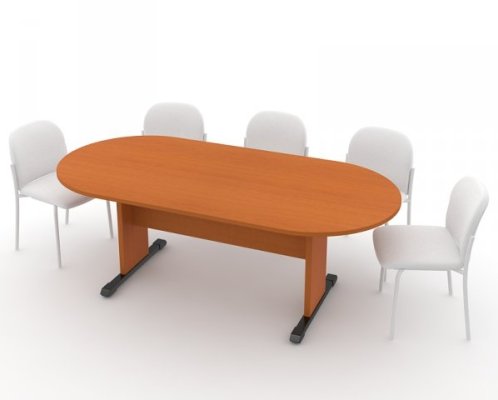 Jednací stůl - oválný 210 cm