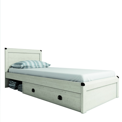 Jednolůžková postel Magellan 1S-90, borovice vintage