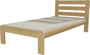 Jednolůžková postel VMK001A 90 bezbarvý lak