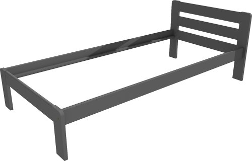 Dětská postel VMK002A šedá, 90x200 cm