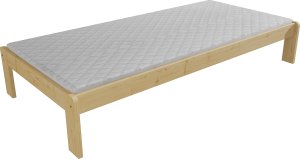 Jednolůžková postel VMK004A 90 bezbarvý lak