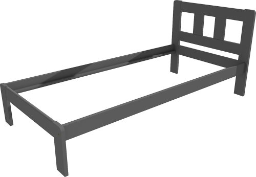 Jednolůžková postel VMK010A 90 šedá