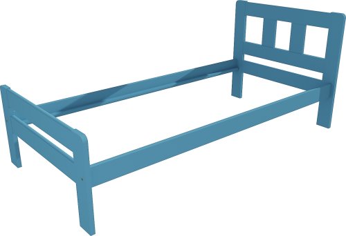 Jednolůžková postel VMK010C 90 modrá