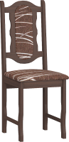 Jídelní židle C, moření craft tobacco