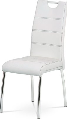 Bílá jídelní židle HC-484 WT
