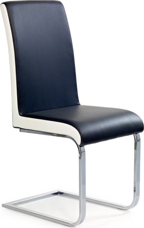Jídelní židle K103 černo-bílá