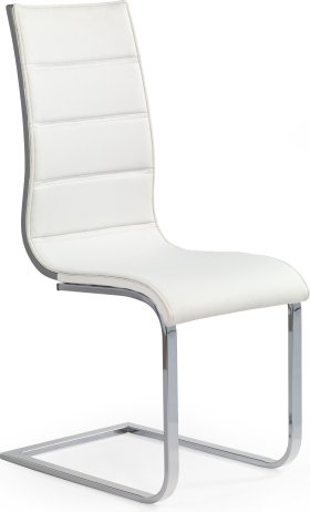 Jídelní židle K104 šedo-bílá