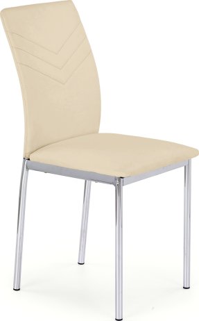 Jídelní židle K137, ekokůže béžová