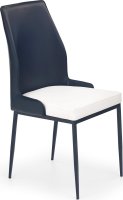Jídelní židle K199, černo-bílá