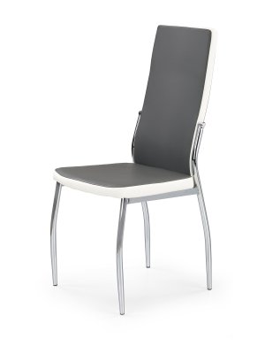 Jídelní židle K210, šedo-bílá