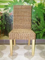 Jídelní židle Lenka-banánový list-borovice