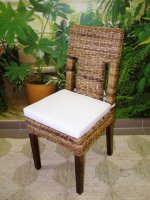 Jídelní židle Sardinia-banánový list-mahagon