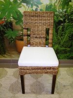 Jídelní židle Sardinia-banánový list-mahagon