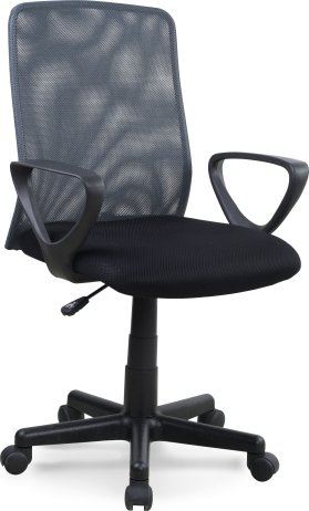 Nastavitelná kancelářská židle Alex šedo-černá