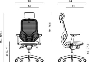 Kancelářská židle Atomic