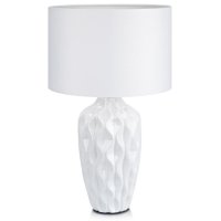 Bílá stolní lampička Angela 106890