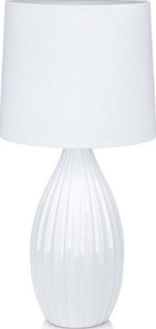 Bílá stolní lampička Stephanie 106887