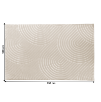Krémový koberec Figlook 100x150 cm