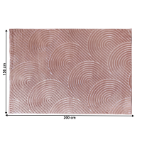Růžový koberec Figlook 150x200 cm