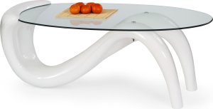 Konferenční stolek Cortina bílý