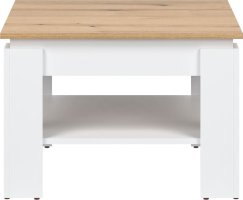 Konferenční stolek LA05 bílá/dub evoke