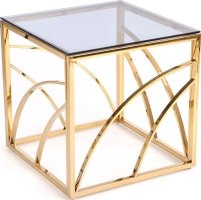 Konferenční zlatý stolek UNIVERSE KWADRAT