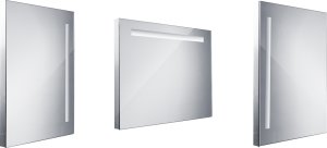 Koupelnové LED zrcadlo s ostrými rohy, 800x600mm