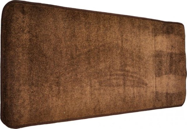 Kusový hnědý koberec Eton, 80x150 cm